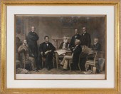 HAND-COLORED PRINT “THE FIRST