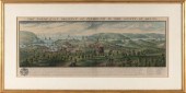 HAND-COLORED TOPOGRAPHICAL MAP
