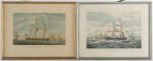 HAND-COLOURED SHIP ENGRAVINGS,