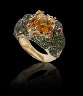 HAND CRAFTED CITRINE & GREEN G