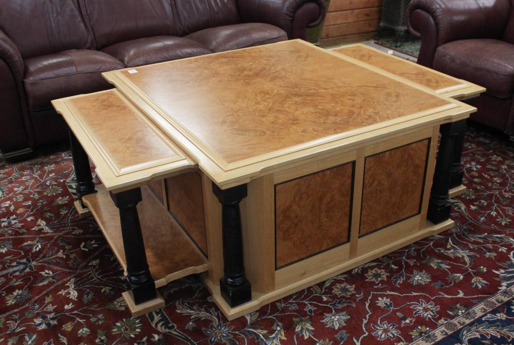 HAND CRAFTED MAPLE AND BURL