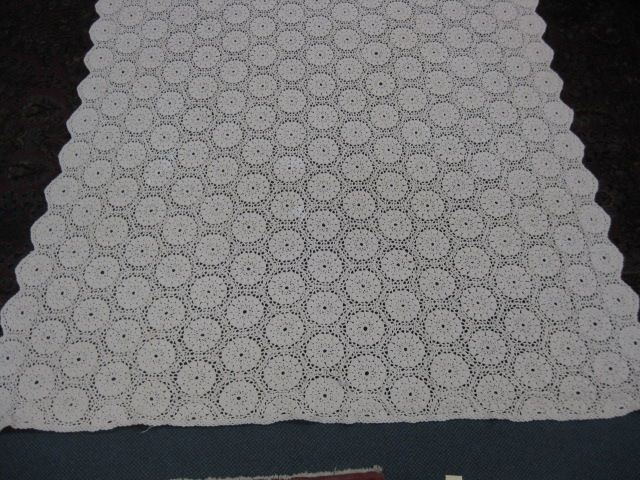Hand Crocheted Bedspread floral