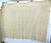 HAND CROCHETED COTTON SPREAD O