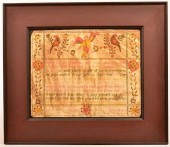 HAND DRAWN BIRTH AND BAPTISMAL