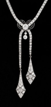HAND FABRICATED PLATINUM, DIAM