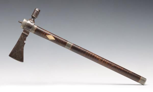 HAND FORGED REPLICA TOMAHAWK PIPE