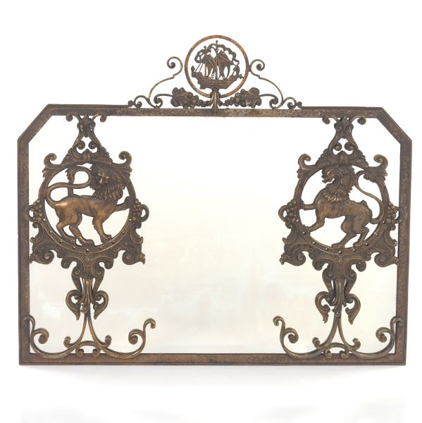 HAND HAMMERED IRON AND BRONZE