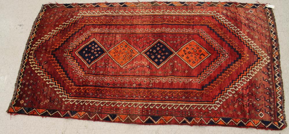 HAND KNOTTED AFGHAN ERSARI AREA