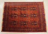 HAND KNOTTED AFGHAN TRIBAL ARE