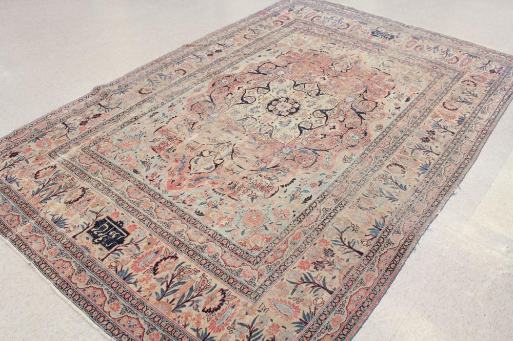 HAND KNOTTED ANTIQUE PERSIAN