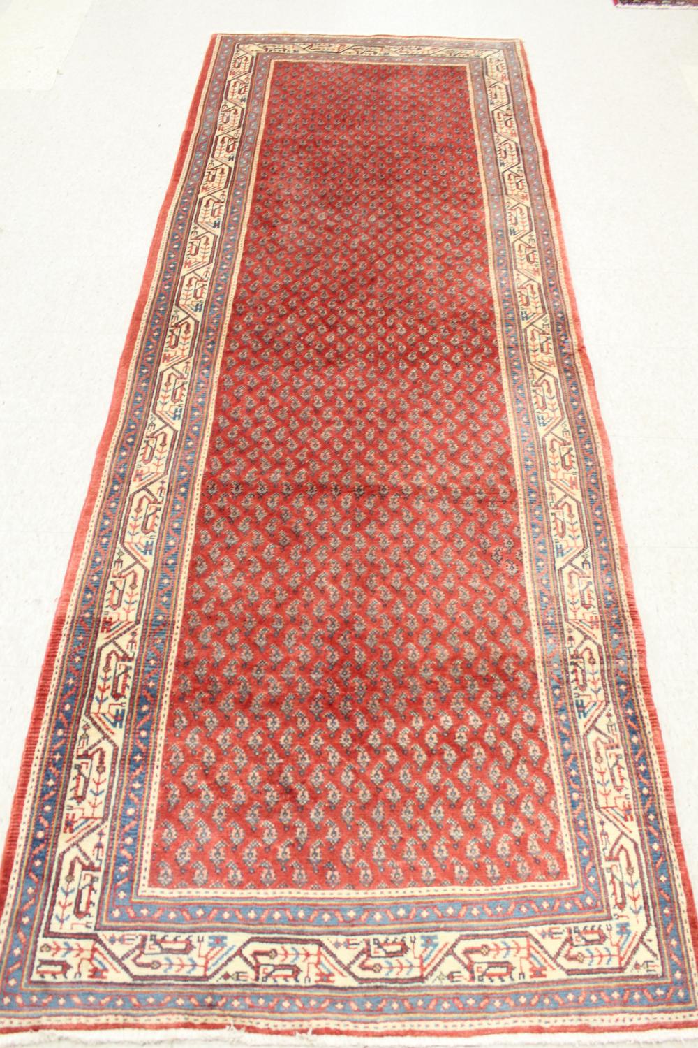 HAND KNOTTED AREA RUG, PERSIAN