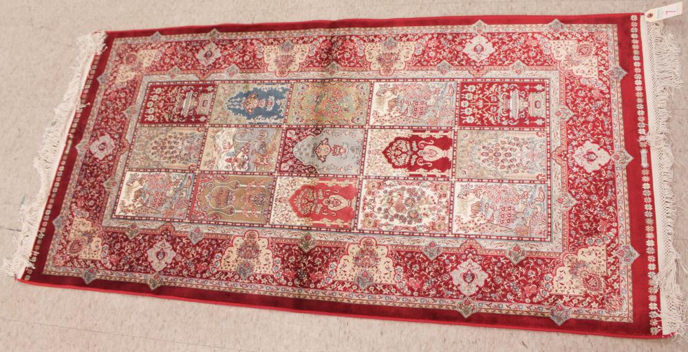HAND KNOTTED 'BAMBOO SILK' AREA