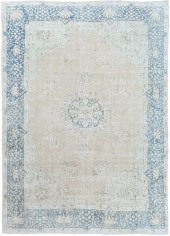 HAND KNOTTED BEIGE PERSIAN KER