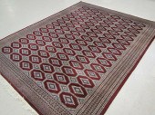 HAND KNOTTED BOKHARA CARPET, I