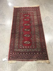 HAND-KNOTTED BOKHARA RUG Hand-