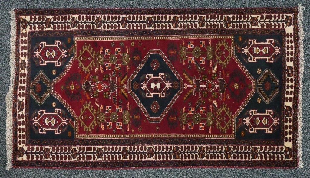HAND KNOTTED KAZAK DESIGN RUGHand
