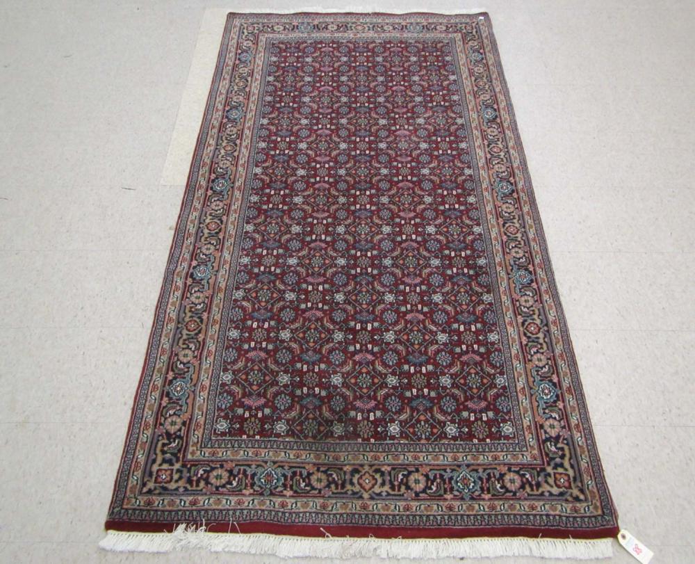 HAND KNOTTED ORIENTAL AREA RUG,