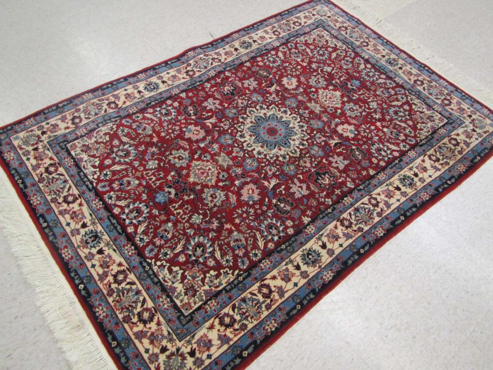HAND KNOTTED ORIENTAL AREA RUG,