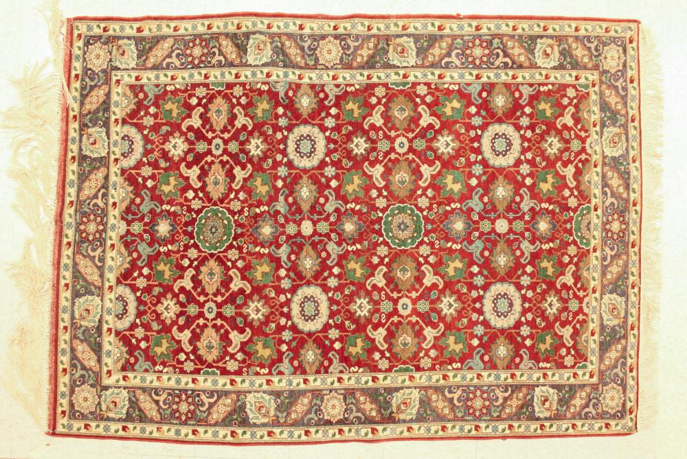 HAND KNOTTED ORIENTAL AREA RUG,