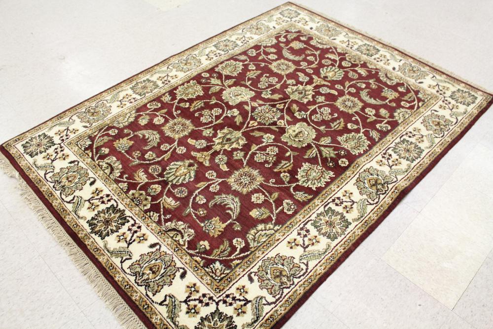 HAND KNOTTED ORIENTAL AREA RUG,