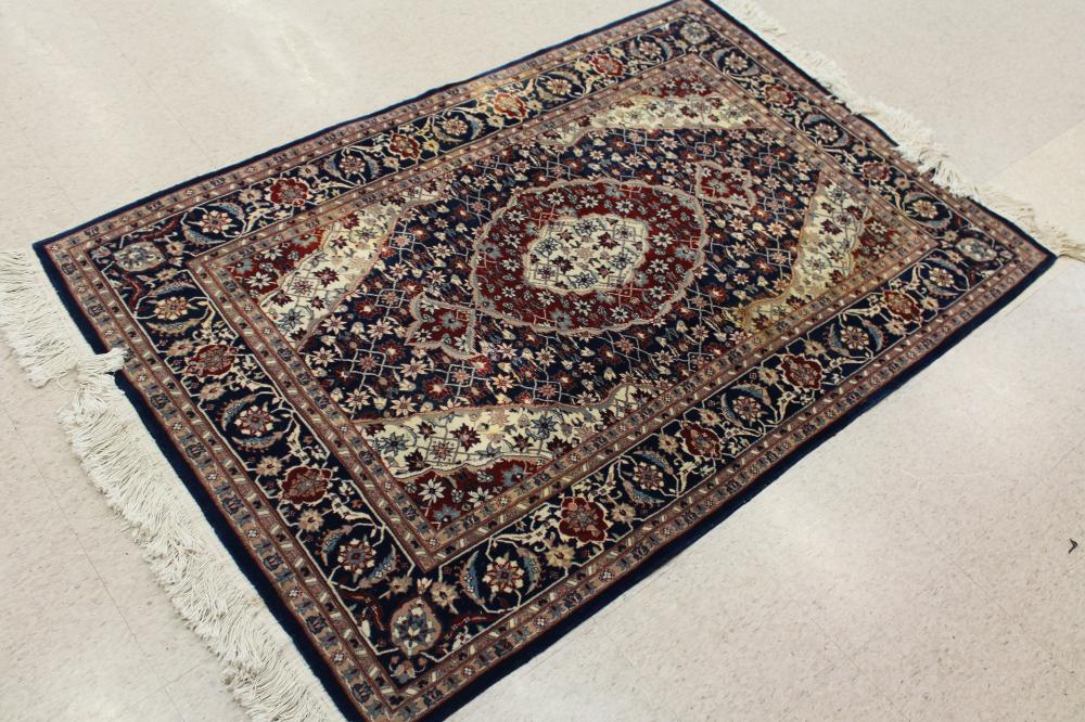 HAND KNOTTED ORIENTAL AREA RUG,