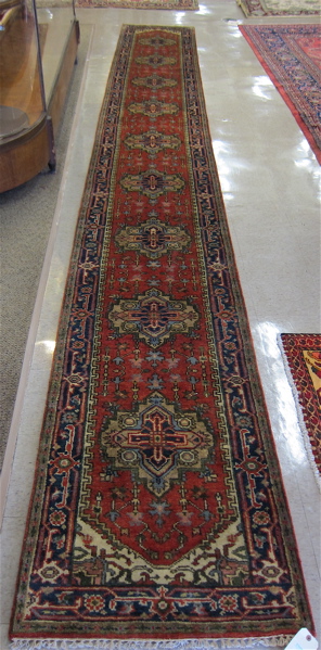 HAND KNOTTED ORIENTAL HALL OR