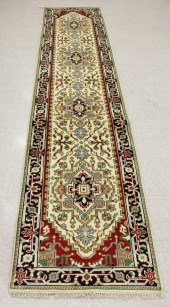 HAND KNOTTED ORIENTAL HALL RUG