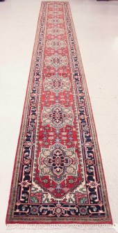 HAND KNOTTED ORIENTAL LONG RUG