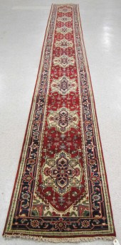 HAND KNOTTED ORIENTAL LONG RUG