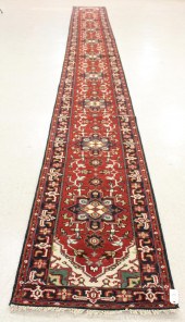 HAND KNOTTED ORIENTAL LONG RUG