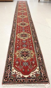 HAND KNOTTED ORIENTAL LONG RUG