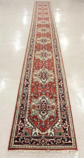 HAND KNOTTED ORIENTAL LONG RUG