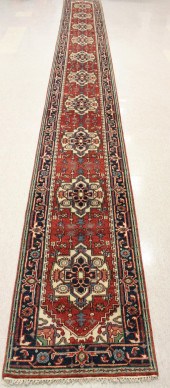 HAND KNOTTED ORIENTAL LONG RUG