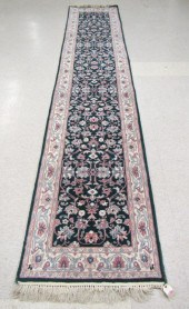 HAND KNOTTED ORIENTAL RUNNER,