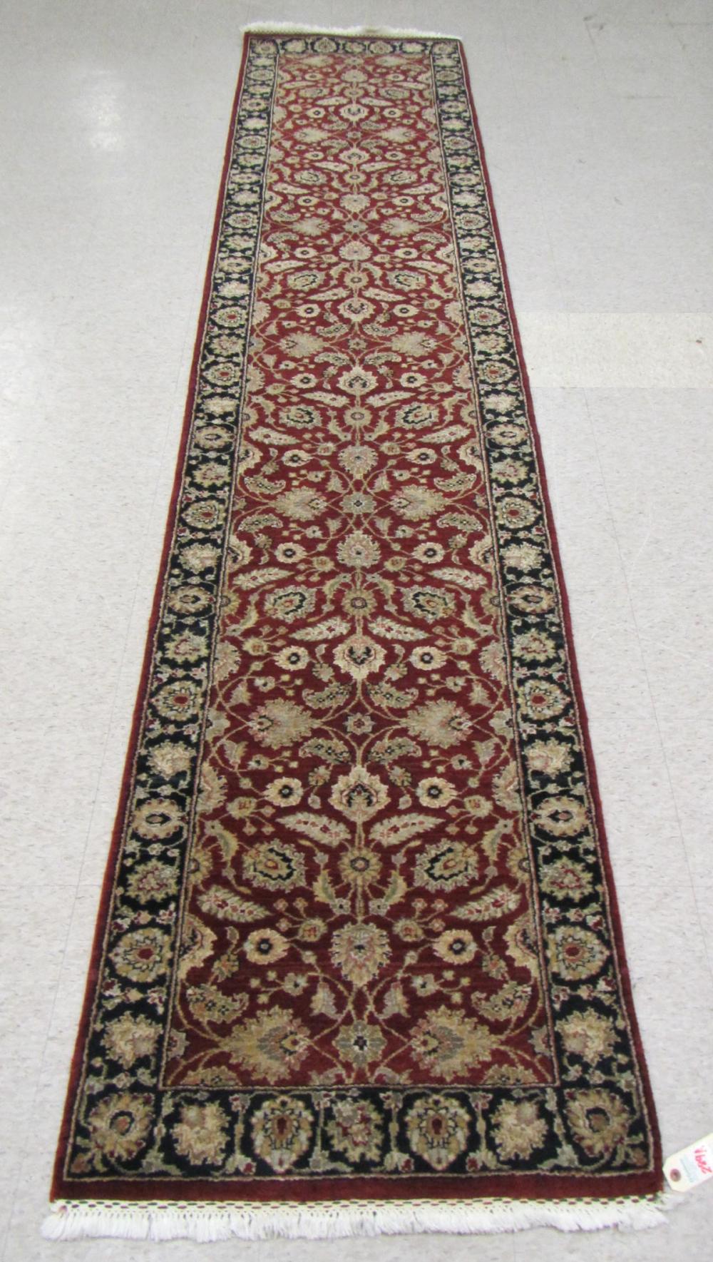 HAND KNOTTED ORIENTAL RUNNER,