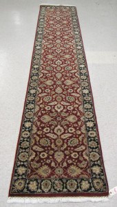 HAND KNOTTED ORIENTAL RUNNER,