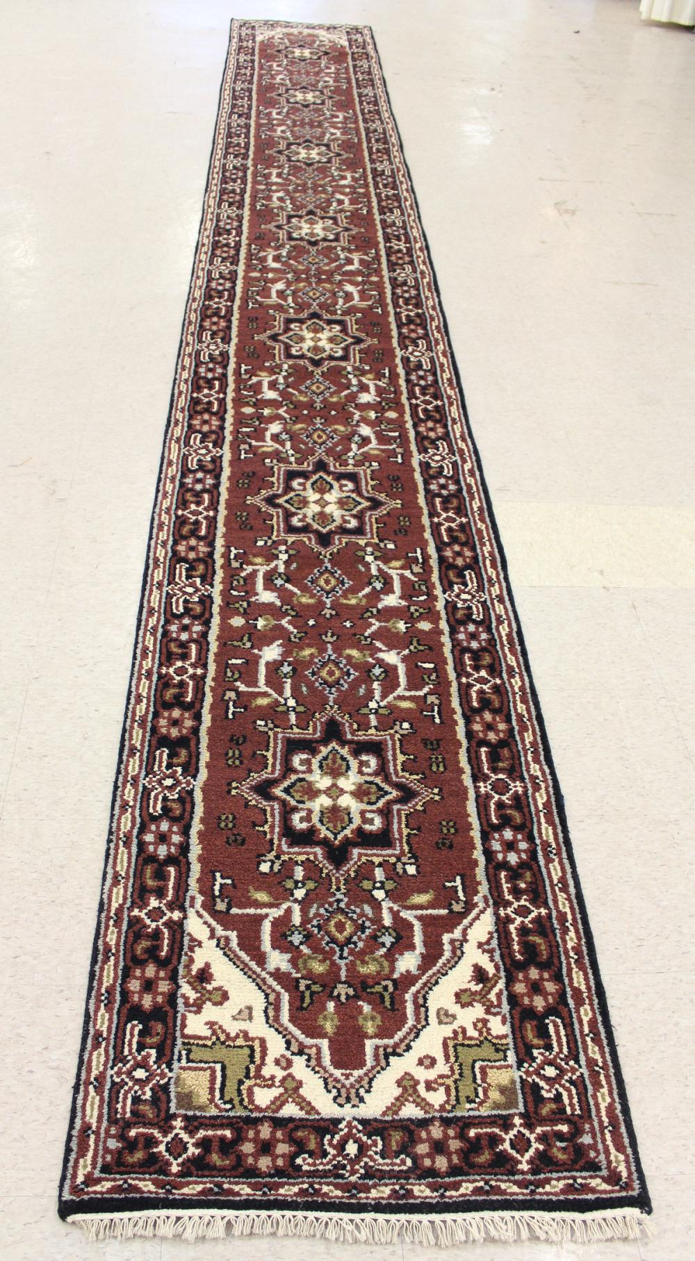 HAND KNOTTED ORIENTAL RUNNERHAND