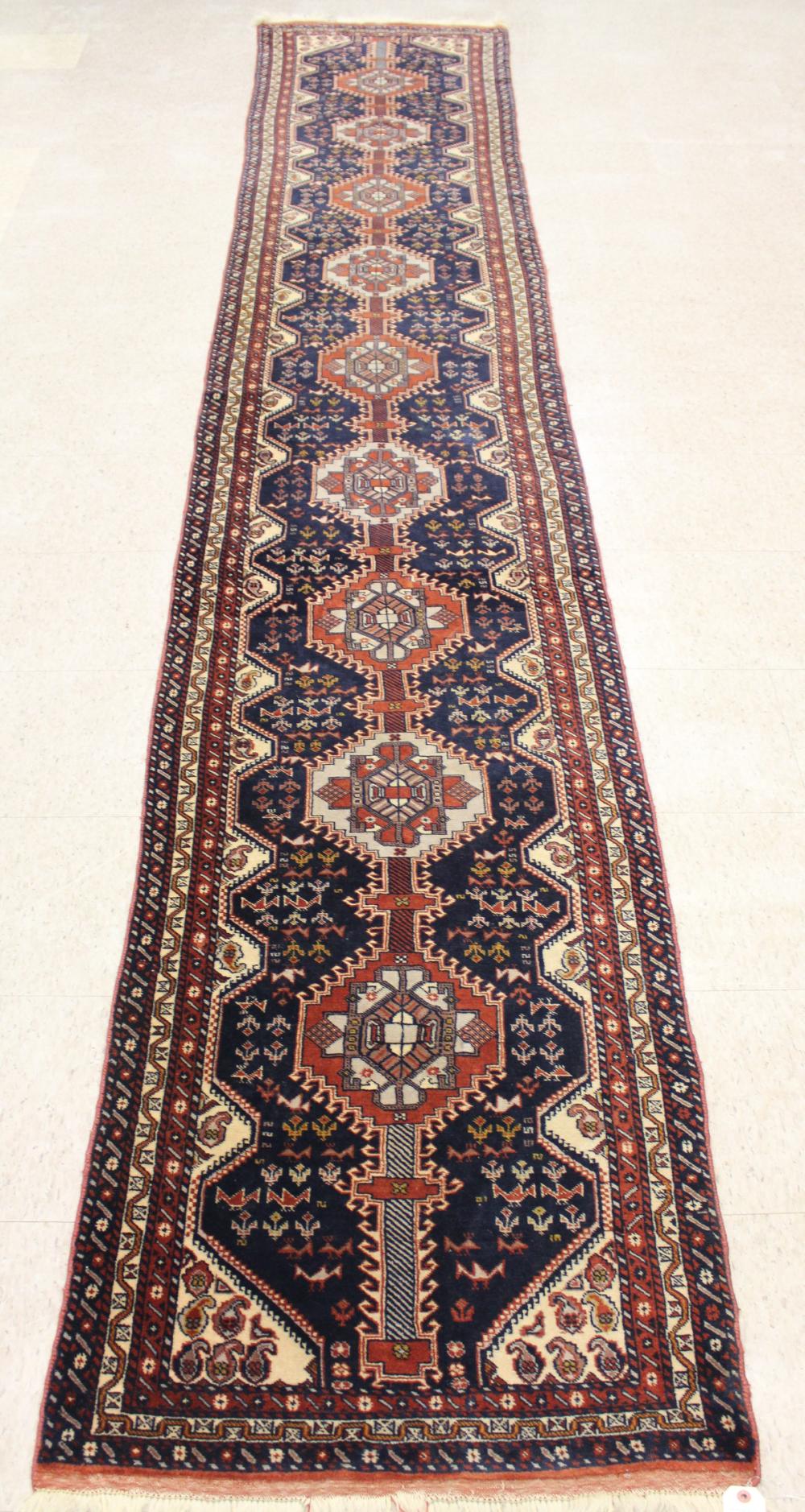 HAND KNOTTED ORIENTAL RUNNERHAND