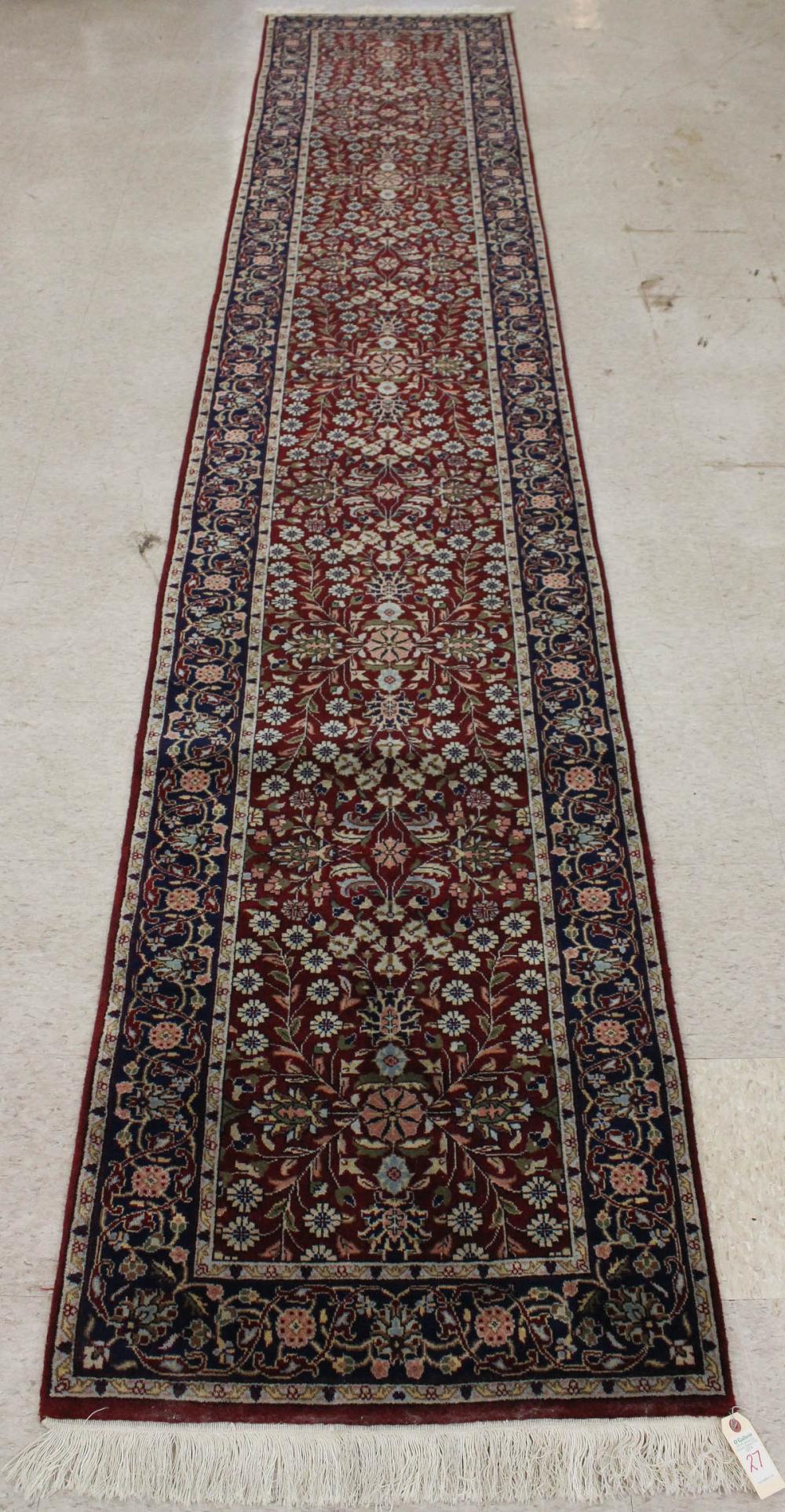 HAND KNOTTED ORIENTAL RUNNERHAND