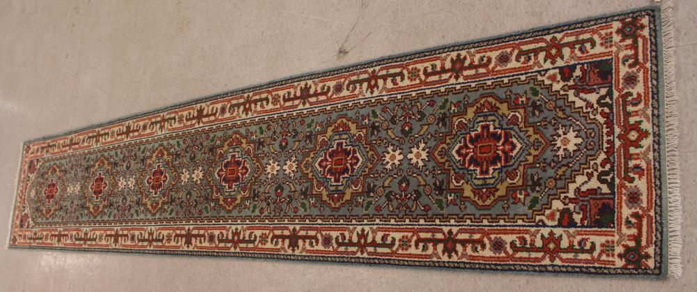 HAND KNOTTED ORIENTAL RUNNERHAND
