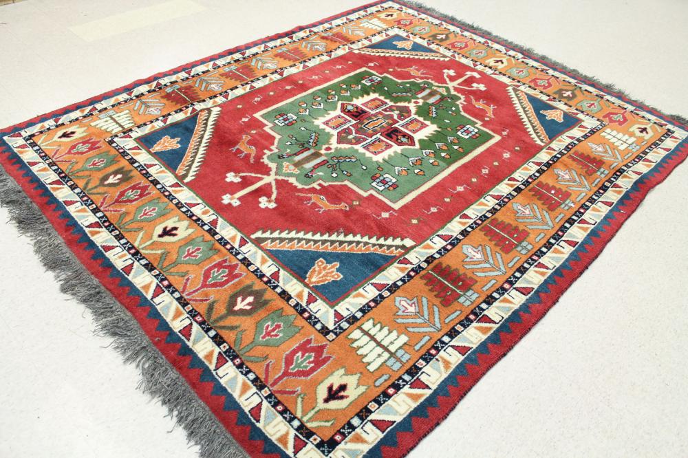 HAND KNOTTED ORIENTAL TRIBAL