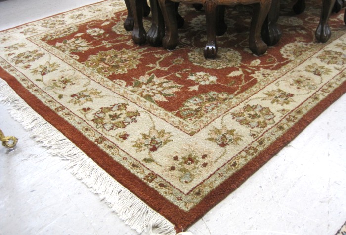 HAND KNOTTED ORIENTAL WOOL CARPET