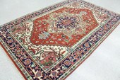 HAND KNOTTED ORIENTAL WOOL CAR