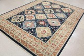 HAND KNOTTED ORIENTAL WOOL CAR