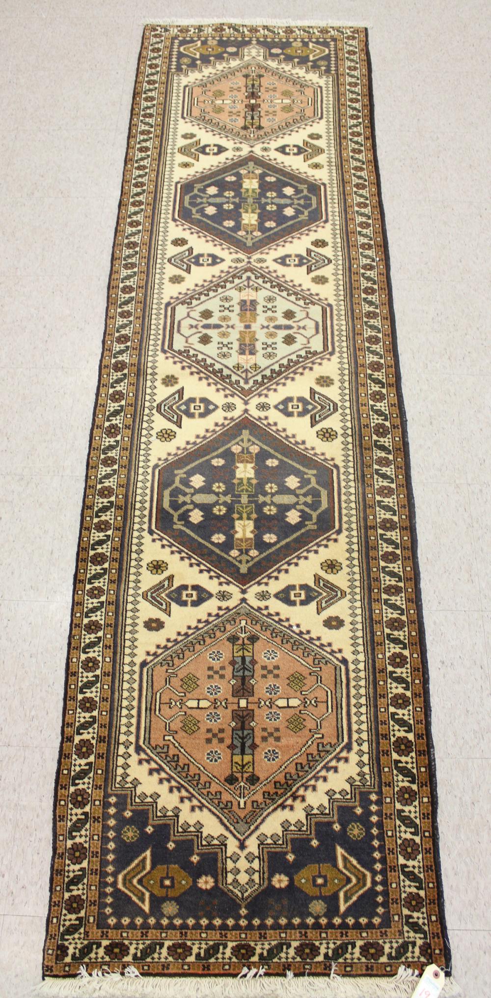 HAND KNOTTED PERSIAN AREA RUG,