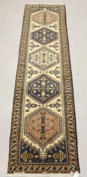 HAND KNOTTED PERSIAN AREA RUG,