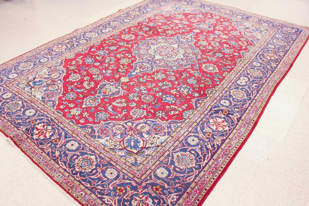 HAND KNOTTED PERSIAN CARPET, FLORAL