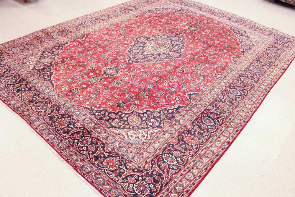 HAND KNOTTED PERSIAN CARPET, FLORAL