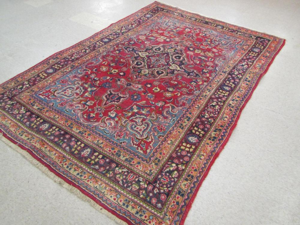 HAND KNOTTED PERSIAN CARPET, FLORAL