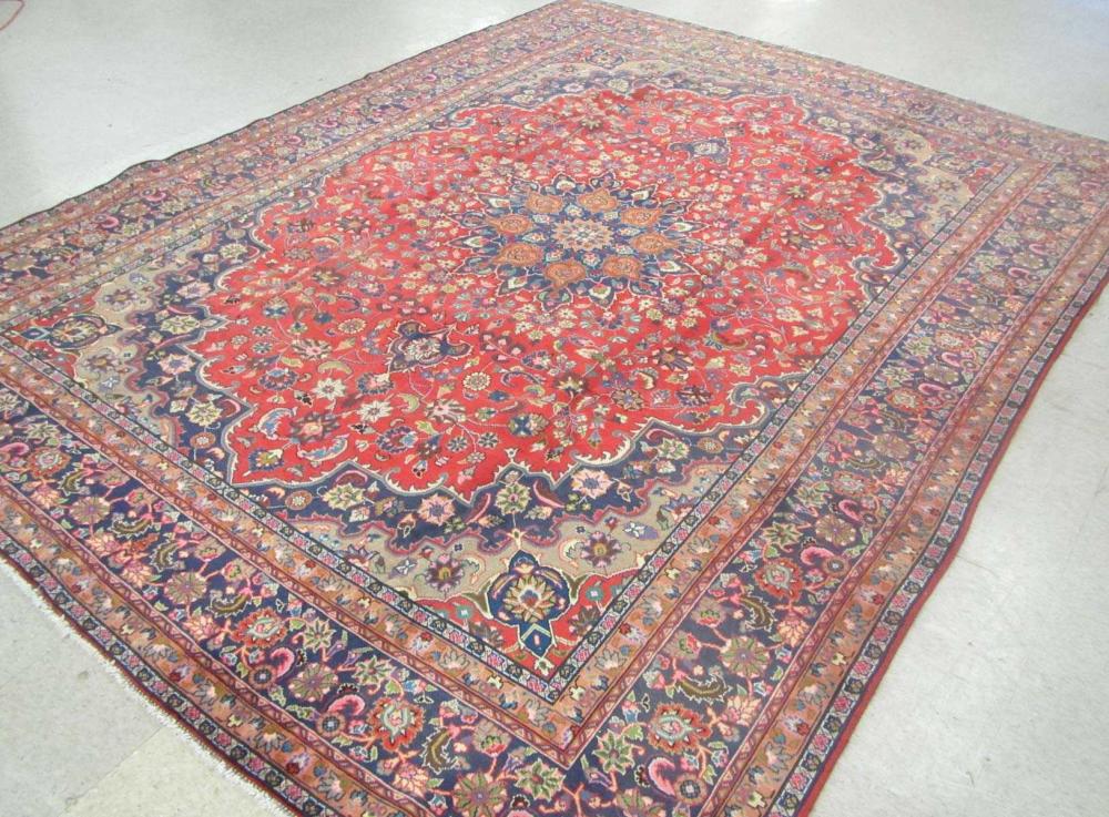 HAND KNOTTED PERSIAN CARPET, FLORAL